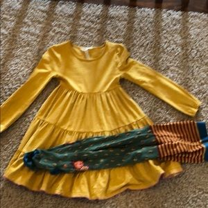 Matilda Jane dress and tights